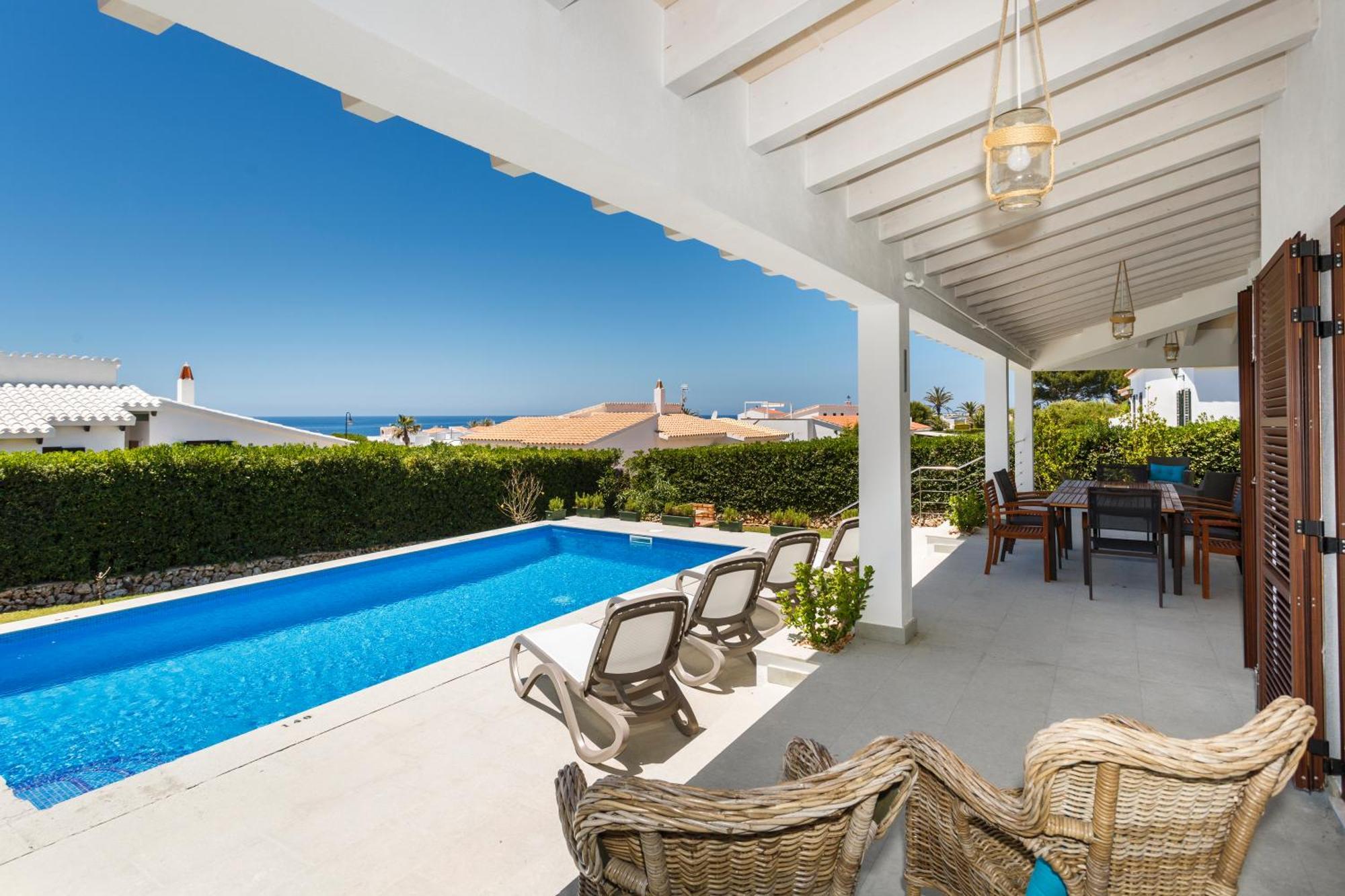 Bini Sole - Villa De Lujo Con Piscina En Menorca Binibeca Exteriör bild