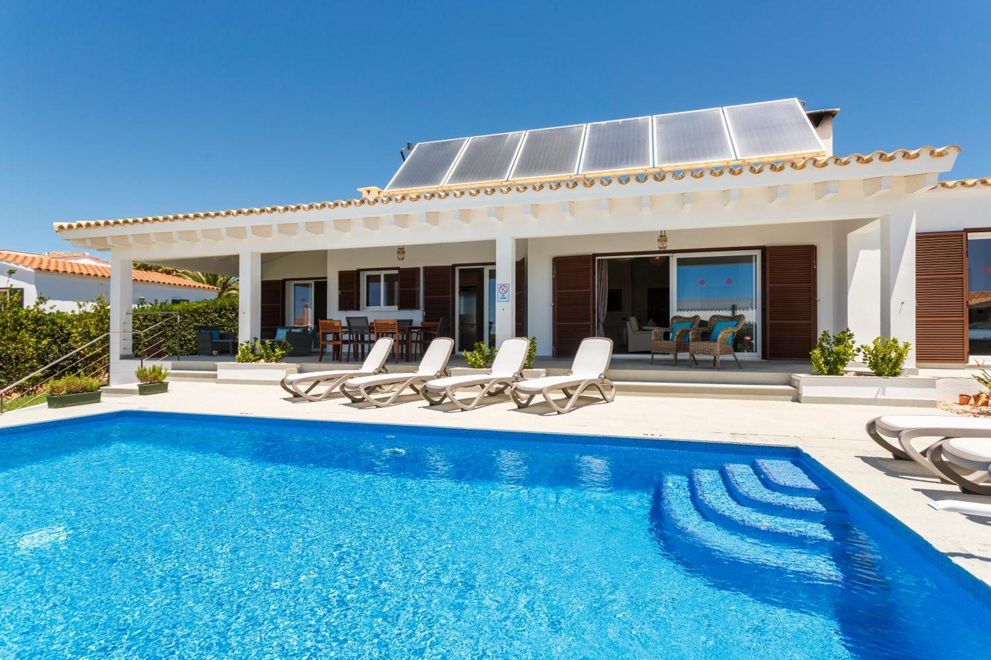 Bini Sole - Villa De Lujo Con Piscina En Menorca Binibeca Exteriör bild